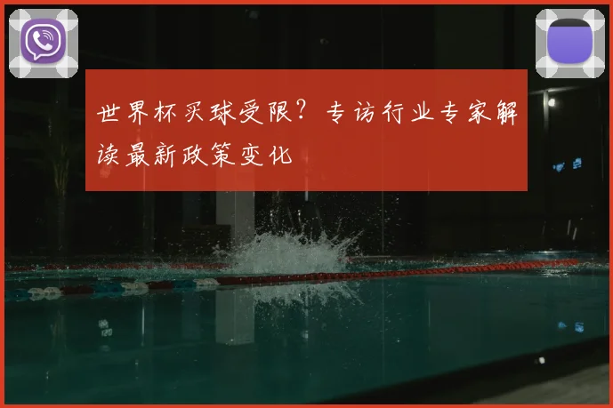 世界杯买球受限?专访行业专家解读最新政策变化