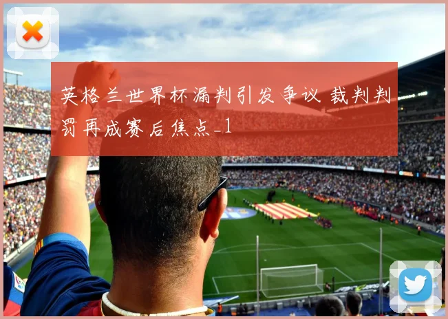 英格兰世界杯漏判引发争议 裁判判罚再成赛后焦点_1
