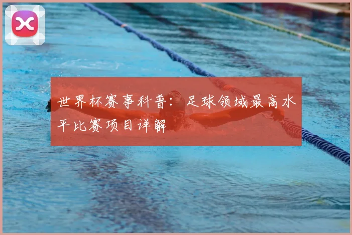 世界杯赛事科普：足球领域最高水平比赛项目详解